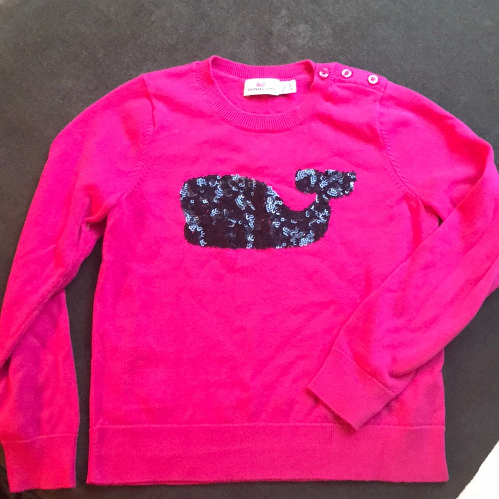 Vineyard vines - child small pink sweater